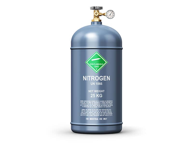 Why is nitrogen used in aerospace?