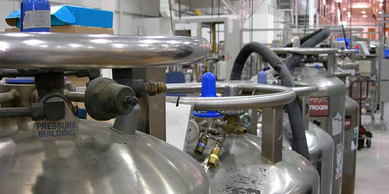 How is the purity of separated gases managed How is the purity of separated gases managed