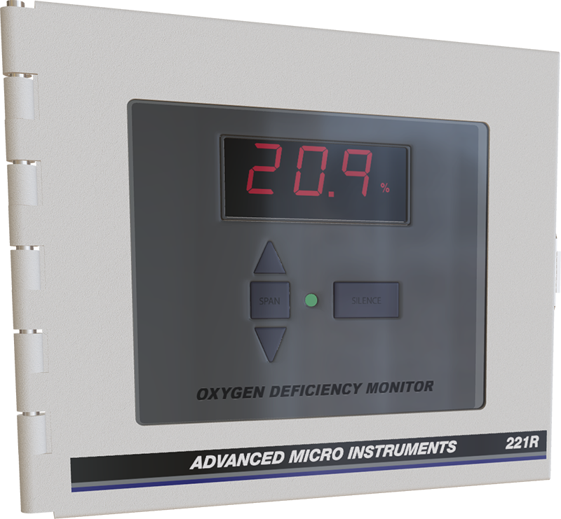 AMI Model 221R Oxygen Deficiency Monitor AMI Model 221R oxygen deficiency monitor