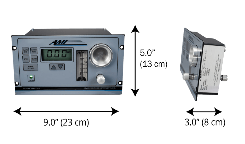 AMI Model 2001LC Trace Oxygen Analyzer