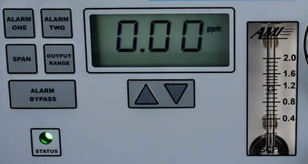 Model 2001LC Front Panel Model 2001LC Front Panel