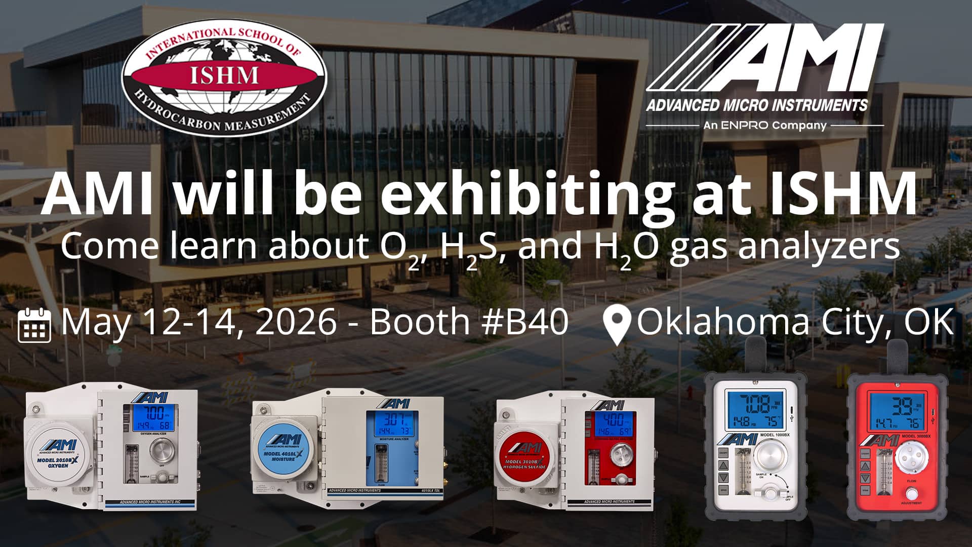 AMI will be exhibiting at ISHM