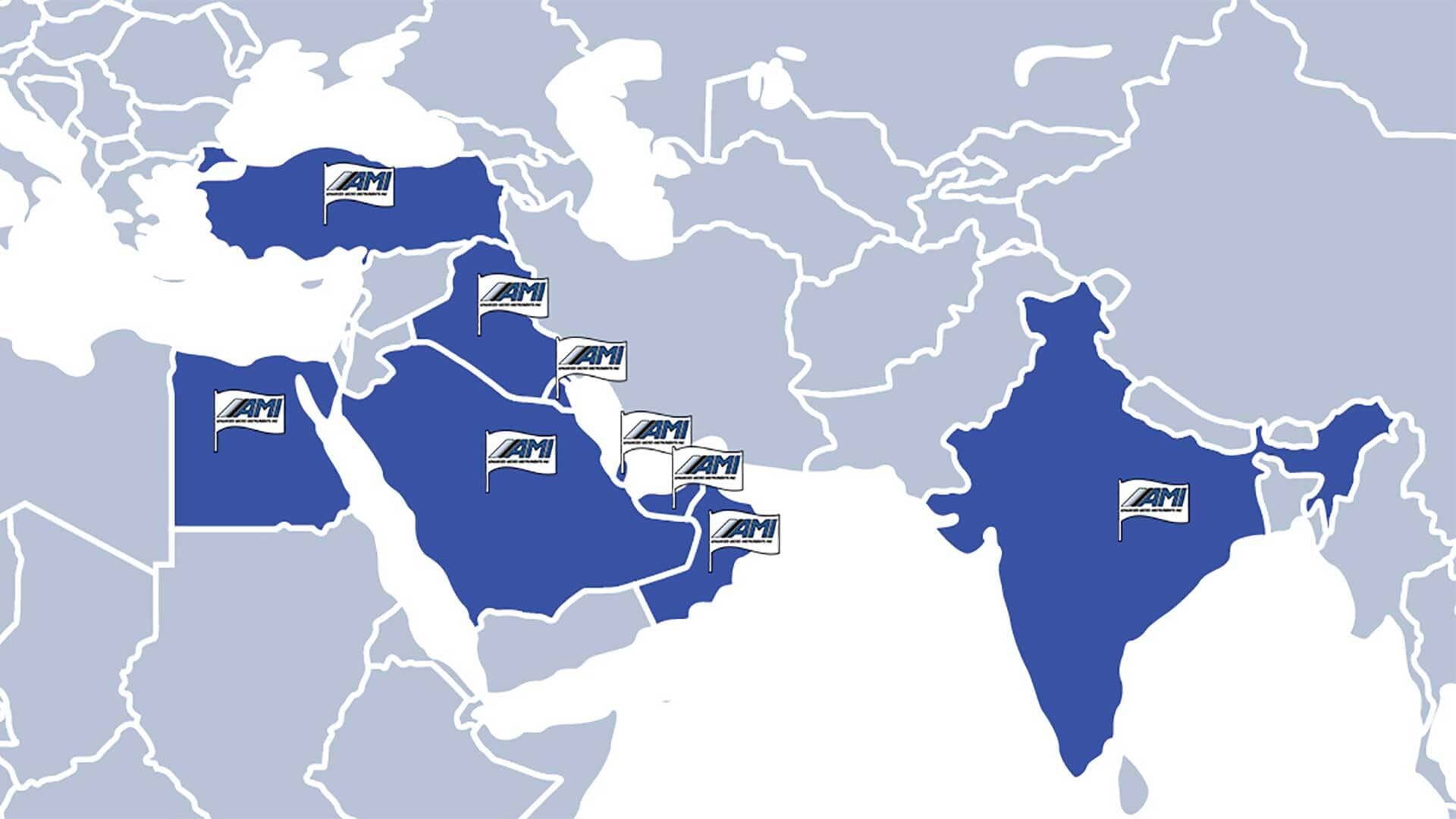 AMI Announces New Distributors For The Middle East & India