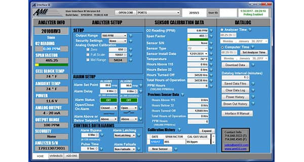 Command center Software screenshot
